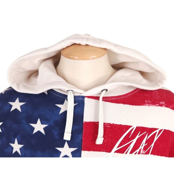 Pierre Balmain x GAP Collab Hoodie Size M Mens Red White & Blue - Picture 4 of 13